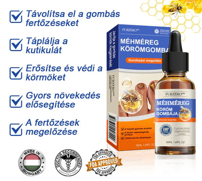 🐝Most 50% kedvezménnyel丨Furzero™ Méhméreg Körömgomba Kezelőoldat: Teljes megoldás a körömgomba problémájára🌟👣👣（Az utánvétes fizetést）